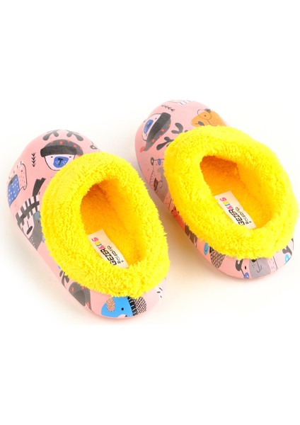 Kışlık Kız Çocuk Islak Zemin Içi Peluşlu Terlik fiyatları