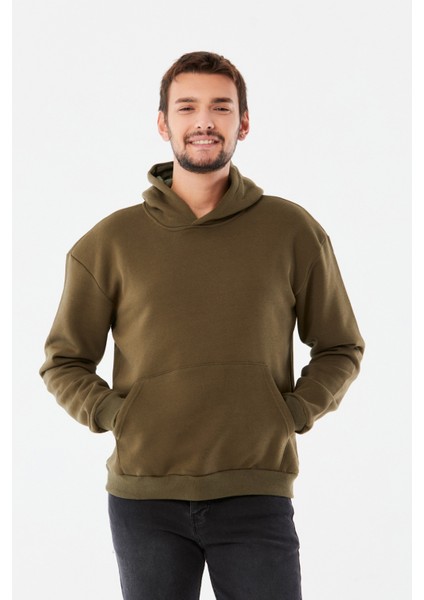 Kanguru Cepli Kapüşonlu Sweatshirt