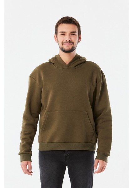 Kanguru Cepli Kapüşonlu Sweatshirt