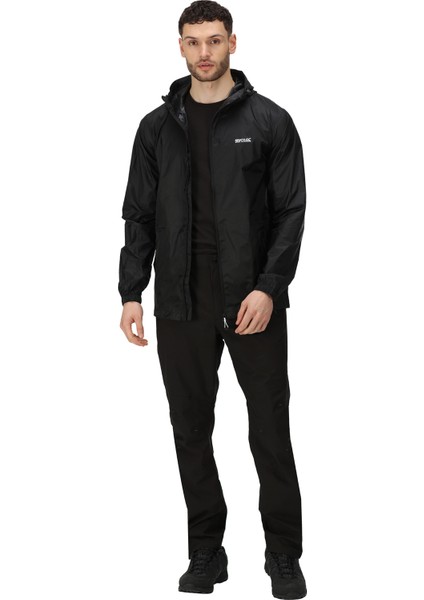 Siyah Erkek Yağmurluk RMW281 Pack It Jkt Iıı Yağmurluk