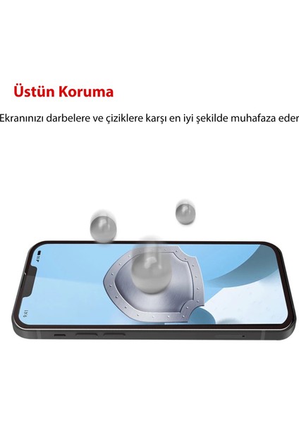 Apple iPhone 13 Mini Tam Kaplayan 5d Nano Ekran Koruyucu Cam - Ultra Ince K2