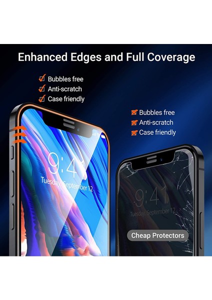 Apple iPhone 13 Pro Ekran Koruyucu Ultra Ince Nano - K1