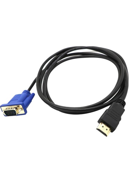 3ft / 1m Erkek - VGA Erkek Video Dönüştürücü Adaptör Kablosu Kablosu 1080P(Yurt Dışından)