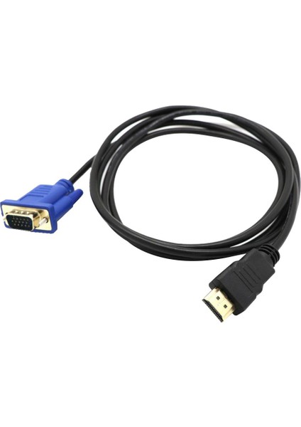 3ft / 1m Erkek - VGA Erkek Video Dönüştürücü Adaptör Kablosu Kablosu 1080P(Yurt Dışından)