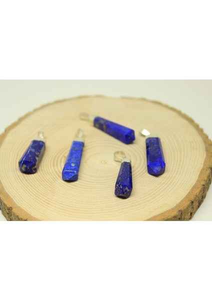 Lapis Taşı 925 Ayar Gümüş Aparatlı Kolye Ucu fırsatları