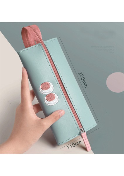 Karikatür Küçük Canavar Kalem Kutusu Ofis Büyük Kapasiteli Pu Kalem Kutusu Malzemesi (Yurt Dışından) modelleri