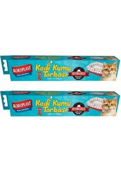 Kedi Kumu Torbası Koroplast 82x50cm - 2 Paket