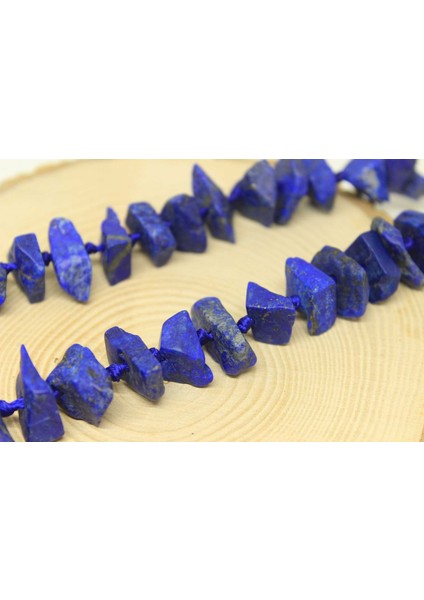 Lapis Taşı Ham Parçalar Kolye (Ortalama 48CM) fırsatları