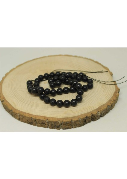 Shungite (Şungit) Taşı 8mm/adet
