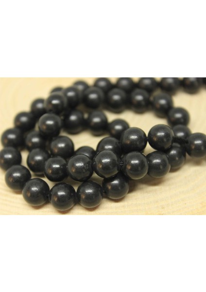 Shungite (Şungit) Taşı 8mm/adet