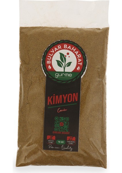 Bulvar Baharat Kimyon Öğütülmüş (Cumın) 70 gr