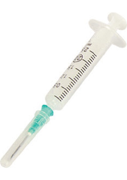 Steril Enjektör 2ml Yeşil 2,5 cc 100 Adet