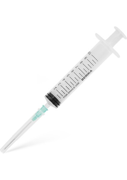 Steril Enjektör 10ML Luer Lock Yeşil 10 cc 50 Adet