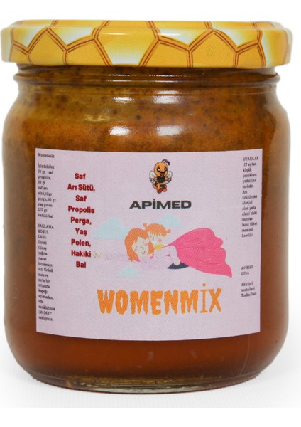 Womenmix Kadın Macunu Arı Sütü Propolis Polen Perga 200 gr