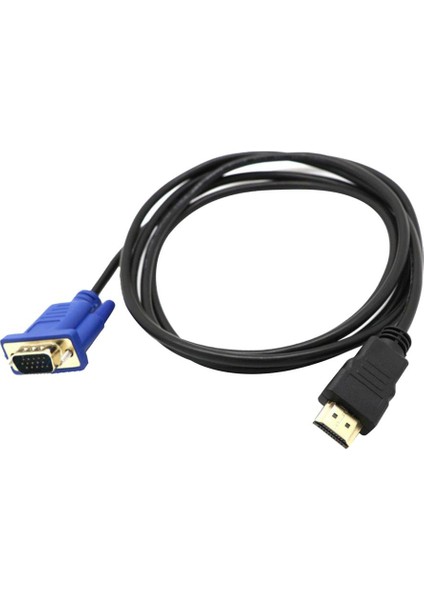 3ft - VGA 15PIN Monitör Ekran Adaptör Kablosu Erkek Altın Kaplama (Yurt Dışından)