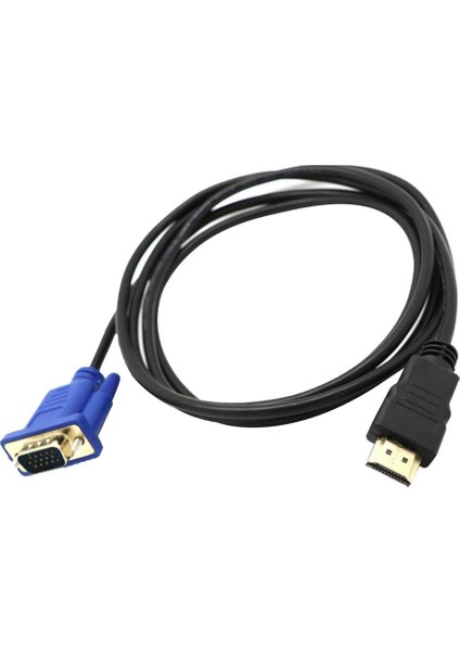 3ft - VGA 15PIN Monitör Ekran Adaptör Kablosu Erkek Altın Kaplama (Yurt Dışından)