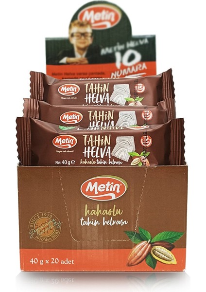 40 Gr Kutu Kakaolu Helva 20 Adet