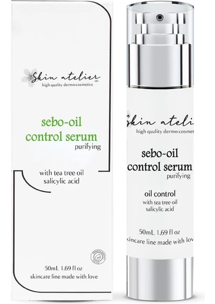 Skin Atelier Yağlı ve li Ciltler Için ve Siyah Nokta Sebo Oil Control Serum 50 ml