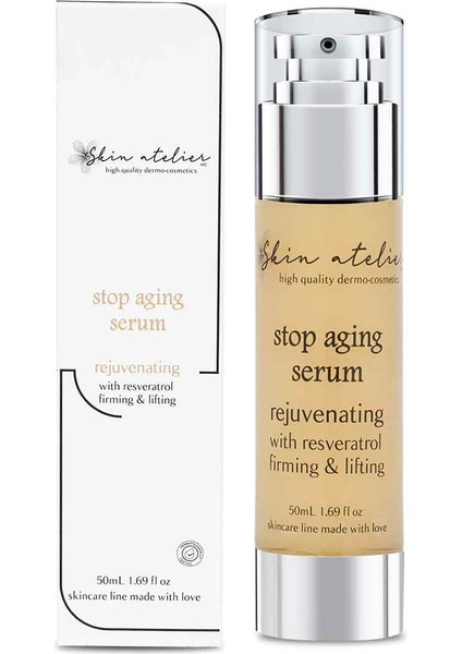 Retinol ve Hyalüronik Asit Içerikli ve Stop Aging Serum 50 ml