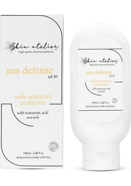 Leke Karşıtı Nemlendirici ve Aydınlatıcı Sun Defence SPF30 Güneş Kremi 100 ml