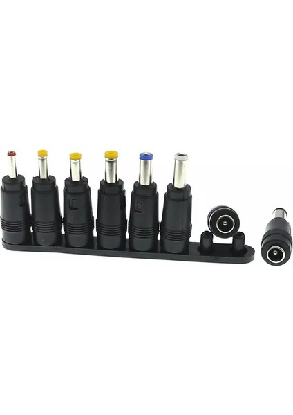 5244 6in1 5.5*2.1-2.5mm Adaptör Dc Uç Çevirici Set Konnektör Başlık