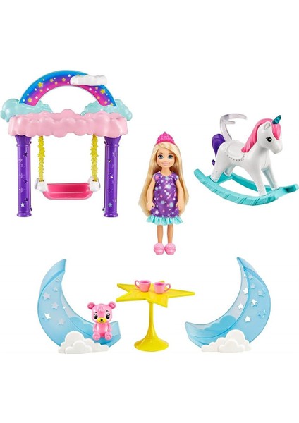 Dreamtopia Chelsea ve Eğlenceli Dünyası Oyun Seti GTF48 GTF50