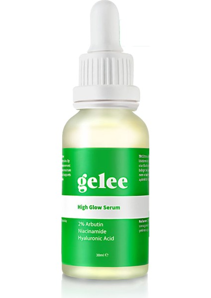 High Glow Serum | Ton Eşitsizliği ve Leke Karşıtı Serum 2% Arbutin - Niacinamide - Hyaluronic Acid 30ML