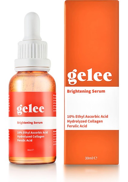 Brightening Serum | Aydınlatıcı Serum %10 Ethyl Ascorbic Acid - Hydrolyzed Collagen - Ferulic Acid 30ML fiyatları