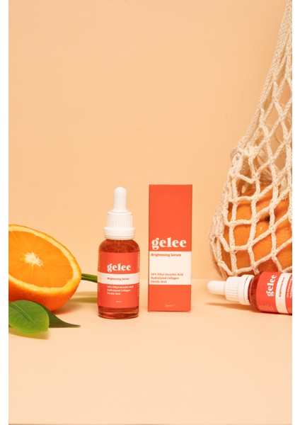 Brightening Serum | Aydınlatıcı Serum %10 Ethyl Ascorbic Acid - Hydrolyzed Collagen - Ferulic Acid 30ML modelleri