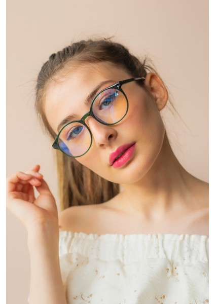 Tokyo Emerald Mavi Işık Korumalı Gözlük Hafif TR90 Çerçeve ile Rahat Kullanım