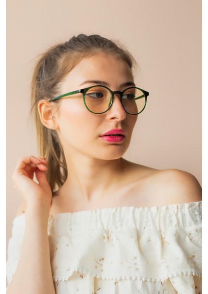 Tokyo Emerald Mavi Işık Korumalı Gözlük Hafif TR90 Çerçeve ile Rahat Kullanım fırsatları