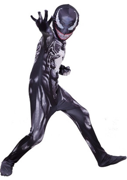 Cadılar Bayramı Kostümü-Venom Cosplay Kıyafet (Yurt Dışından)