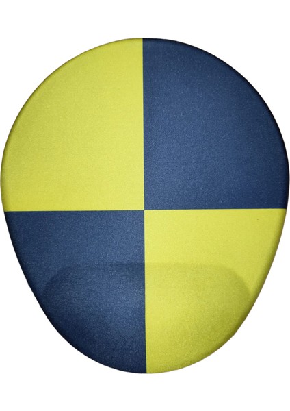 Sarı Lacivert Mouse Pad Bilek Destekli
