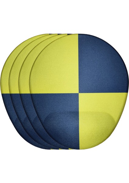 Sarı Lacivert Mouse Pad Bilek Destekli modelleri