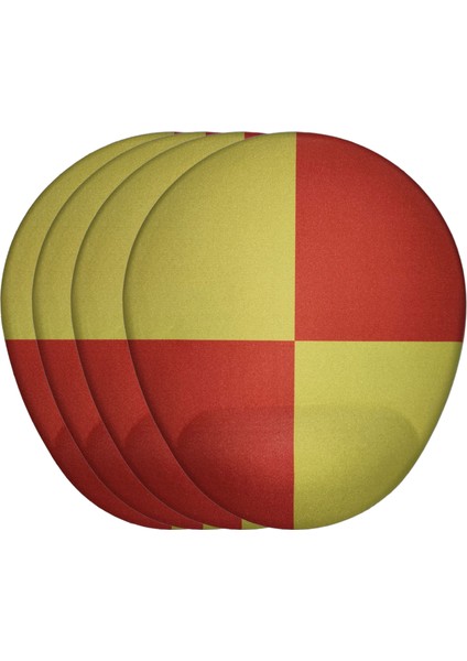 Sarı Kırmızı Mouse Pad Bilek Destekli modelleri