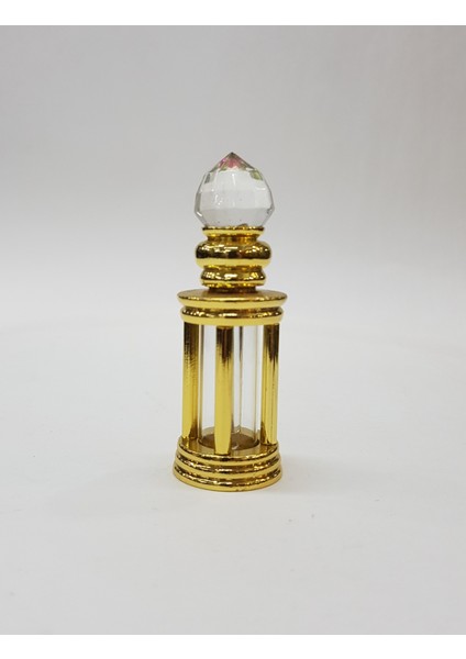 Parfüm&Esans Şişesi/5 Ml Iç Hacim/Döküm Dekorlu Kaplama, Kutulu/Cam Çubuklu