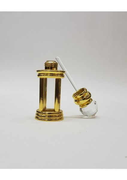 Parfüm&Esans Şişesi/5 Ml Iç Hacim/Döküm Dekorlu Kaplama, Kutulu/Cam Çubuklu