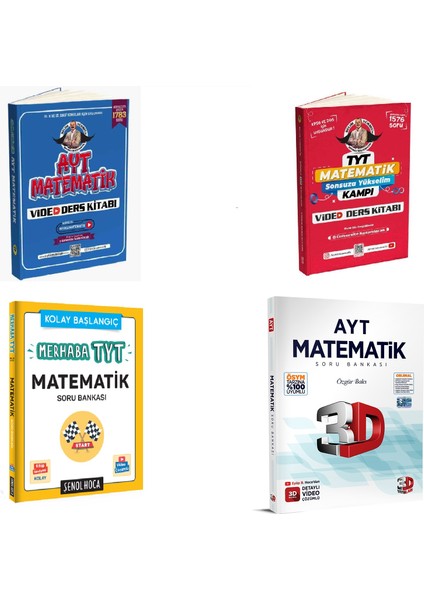 Bıyıklı Matematik / Selim Yüksel AYT Matematik Video Ders Notları-Bıyıklı Matematik / Selim Yüksel TYT Matematik Video Ders Notları-Merhaba TYT Matematik Sb-AYT 3D Matematık Sb