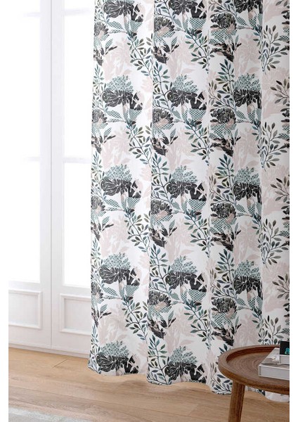 Krem Çiçekli Dijital Baskılı Perde Cgh496-Pr fiyatları