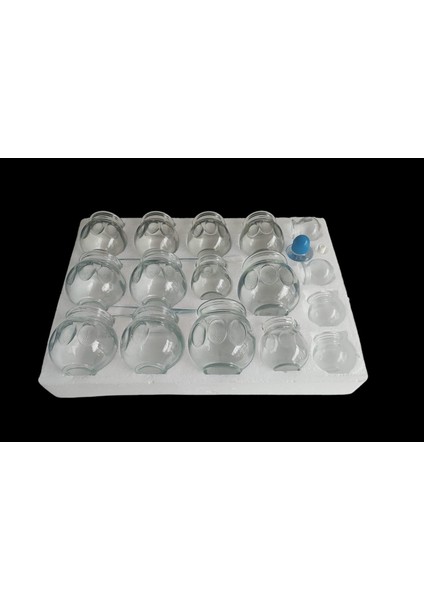 Cam Masaj Kupa Seti 16 Adet indirimleri