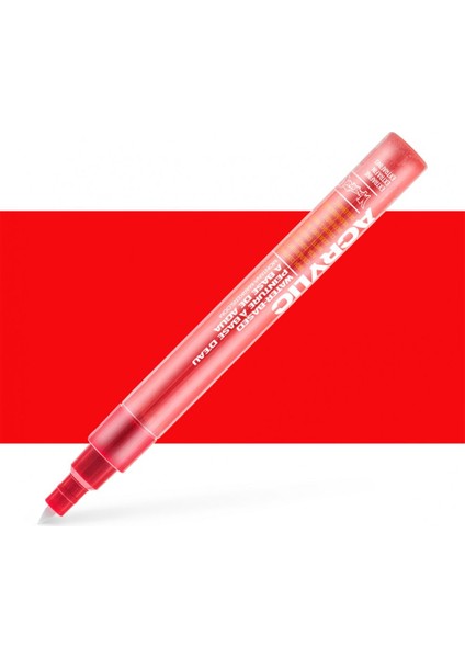 Montana Akrilik Markör Extra Ince Uç 0,7 mm Shock Red S3000