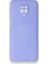 Xiaomi Redmi Note 9s Kılıf Ultra Elastik Silikon Rubber Premier Lila 1