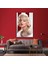 Kırmızı Rujlu Marilyn Monroe Kanvas Tablo 1