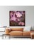 Dekoratif Mor Çiçek Yağlı Boya Efektli Manzara Doğa Kanvas Tablo 1