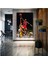 Michael Jordan Art Chicago Bulls Basketbol Nba Kırmızı Forma Kanvas Tablo 1
