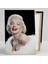 Marilyn Monroe Gülücük Kadın Pırlanta Küpe Kanvas Tablo 2
