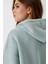 Ella Kadın Kapüşonlu Sweatshirt Mint 5