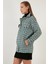 Kareli Regular Fit Düğmeli Gömlek Ceket Bayan Gömlek Ceket 42190497 4