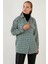Kareli Regular Fit Düğmeli Gömlek Ceket Bayan Gömlek Ceket 42190497 5