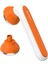 S40 Ice Massage Roller Soğuk Buz Masaj Roller Tam Tur Dönebilen Metal Başlık - Çift Başlıklı Turuncu 2